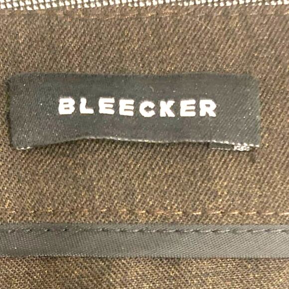 Lafayette 148 Wool Pants 10 Brown Bleecker High Rise Straight Business Casual - Picture 4 of 9